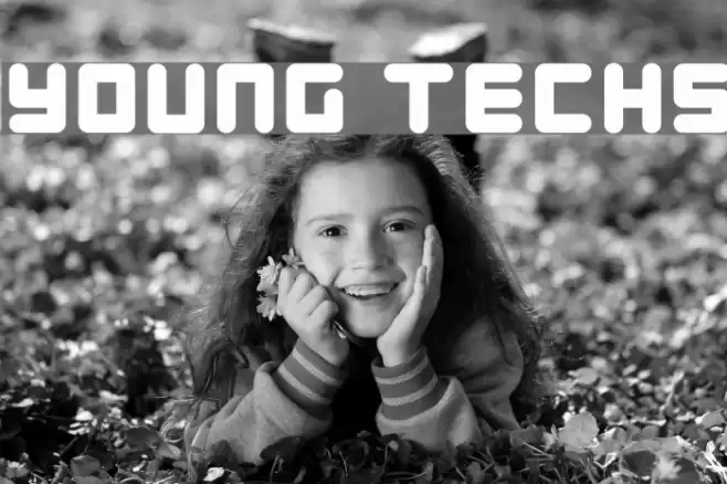 Young Techs フォント examples