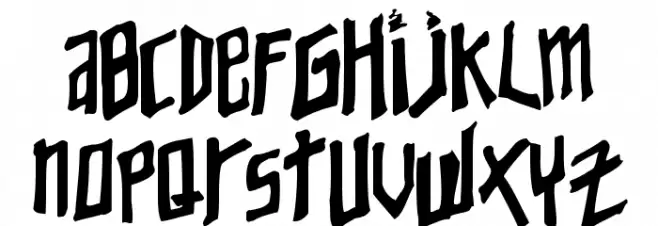 Young Zaphod फ़ॉन्ट लोअरकेस