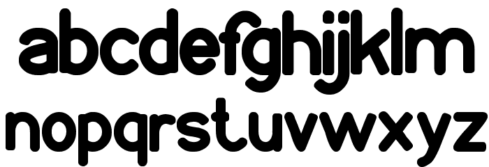 Young forever Font LOWERCASE