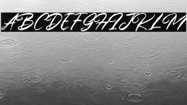 YoungBloodSolidFree Font examples