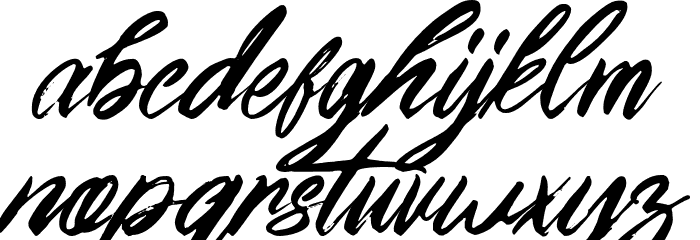 YoungBloodSolidFree Font LOWERCASE