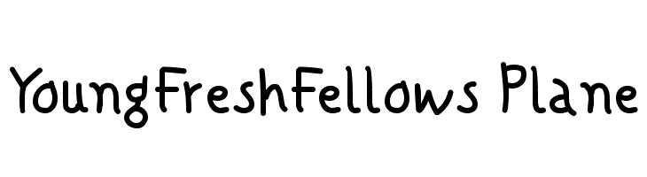 YoungFreshFellows Plane Font