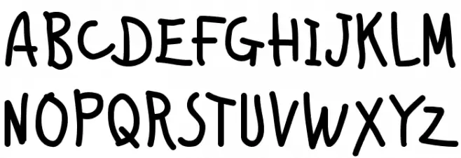 YoungFreshFellows Plane Schriftart Groß