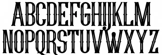 YoungHeart Schriftart Groß