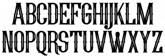 YoungHeart خط أحرف صغيرة