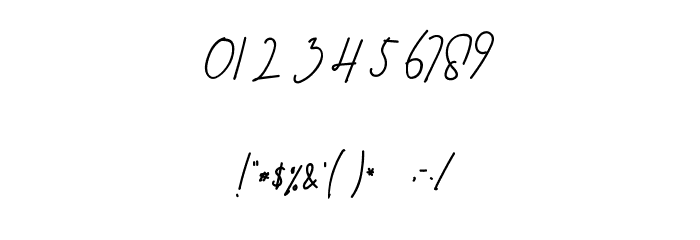 YoungMaster Font OTHER CHARS