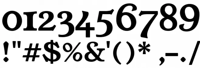 YoungSerif Regular Font OTHER CHARS