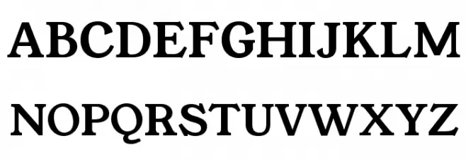 YoungSerif Regular خط أحرف كبيرة