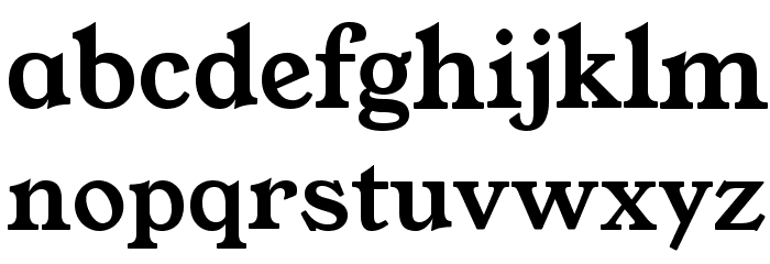 YoungSerif Regular Font LOWERCASE
