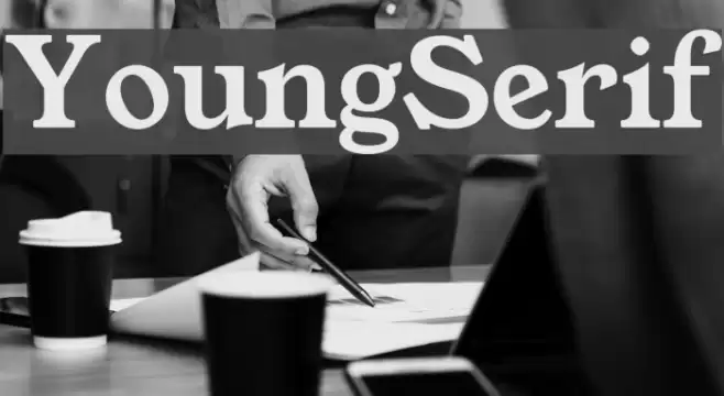 YoungSerif Font examples