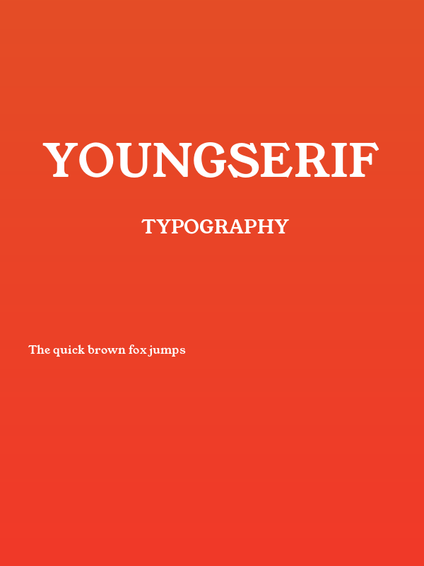 YoungSerif Poster