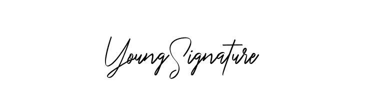 YoungSignature  Frei Schriftart Herunterladen