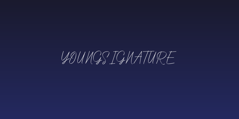 YoungSignature Social Header