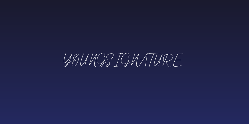 YoungSignature Social Header
