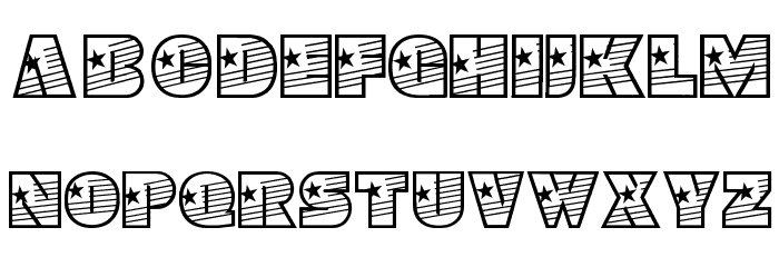 YoungStar Font LOWERCASE