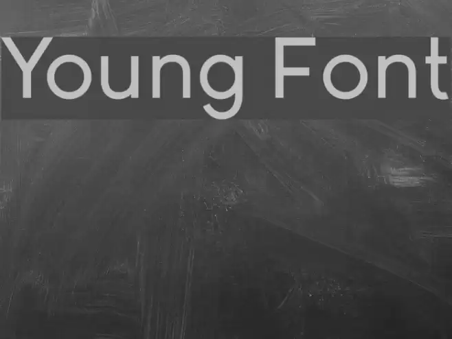 Young Font examples