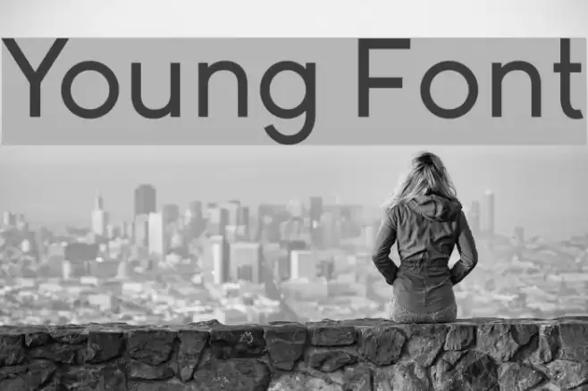 Young Font examples