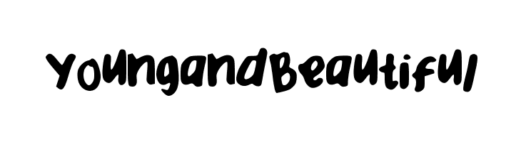 YoungandBeautiful  les polices de caractères gratuit tlcharger