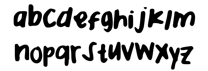 YoungandBeautiful Font LOWERCASE