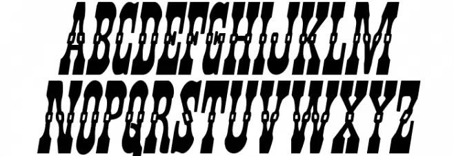 Younger Brothers Bold Italic Polices MAJUSCULES