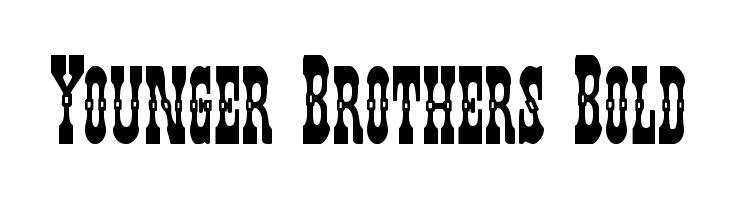 Younger Brothers Bold  नि: शुल्क फ़ॉन्ट्स डाउनलोड