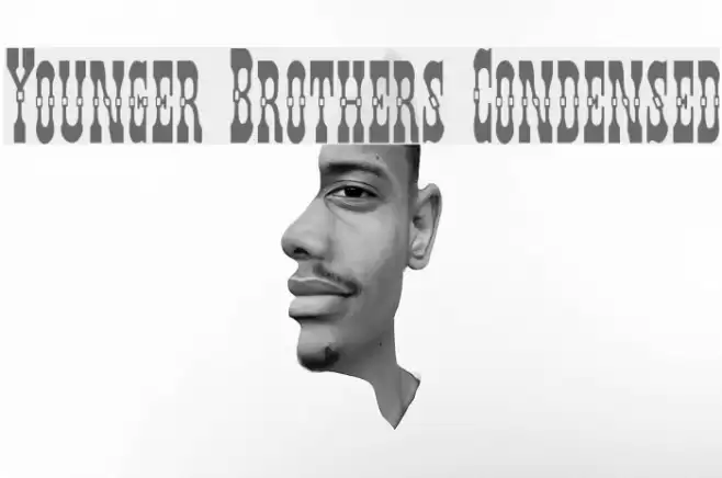 Younger Brothers Condensed Font examples