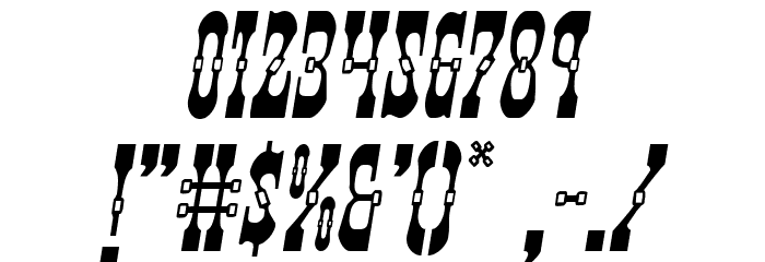 Younger Brothers Drop Caps Italic Font OTHER CHARS