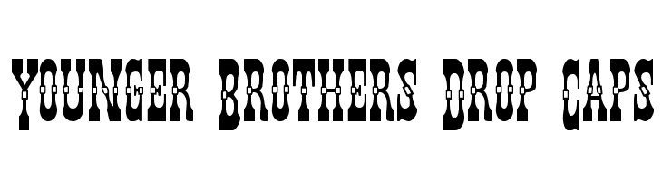 Younger Brothers Drop Caps Font