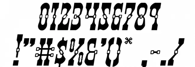 Younger Brothers Expanded Italic Font OTHER CHARS