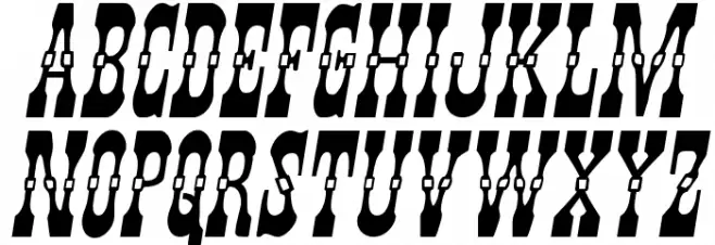 Younger Brothers Expanded Italic 字体 大写