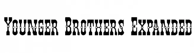 Younger Brothers Expanded  Frei Schriftart Herunterladen