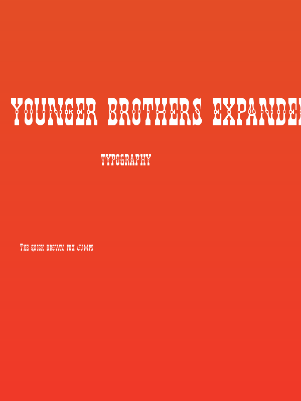 Younger Brothers Expanded Poster