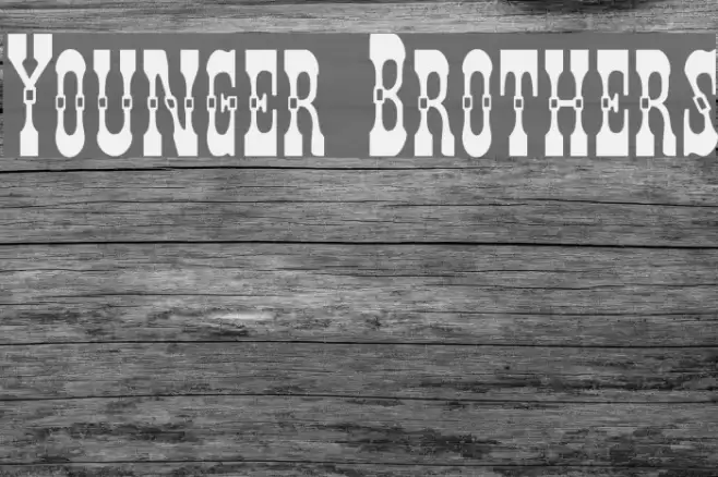 Younger Brothers Font examples
