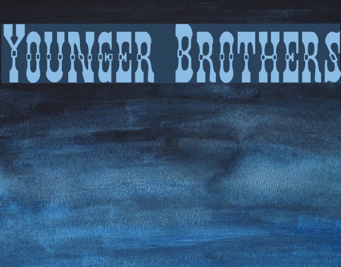 Younger Brothers Font examples