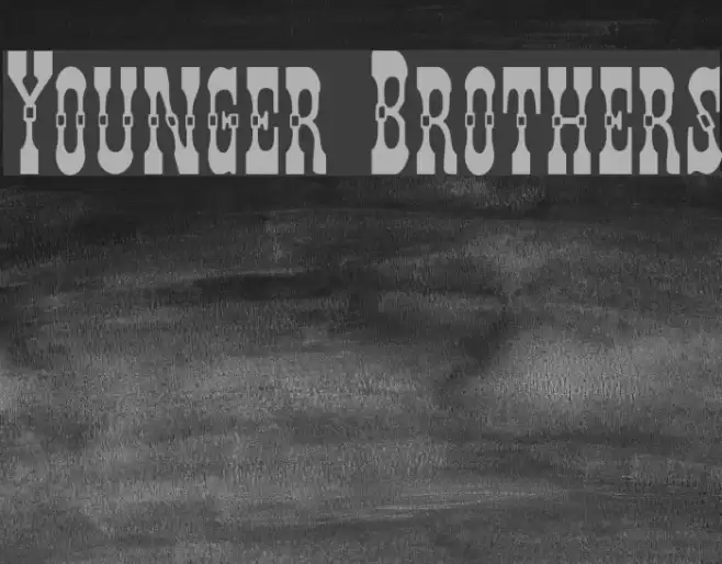 Younger Brothers Font examples