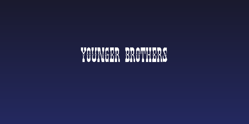 Younger Brothers Social Header