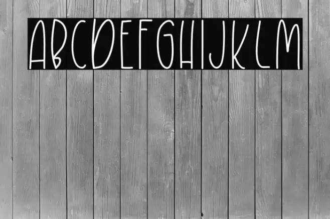 YoungerDreams Font examples