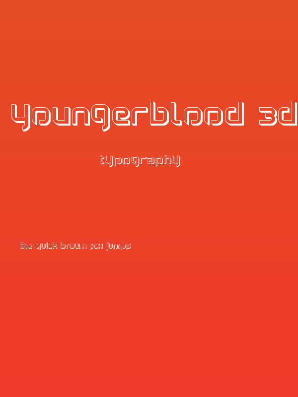 Youngerblood 3D Poster