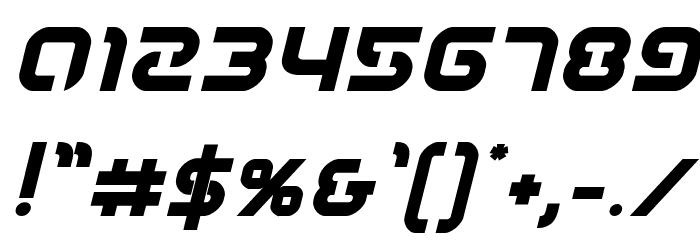 Youngerblood Bold Italic Font OTHER CHARS