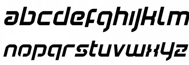 Youngerblood Bold Italic Fonte MAIÚSCULAS