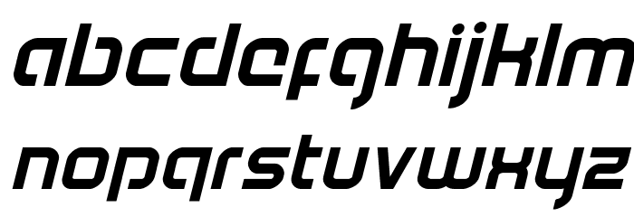 Youngerblood Bold Italic Font LOWERCASE