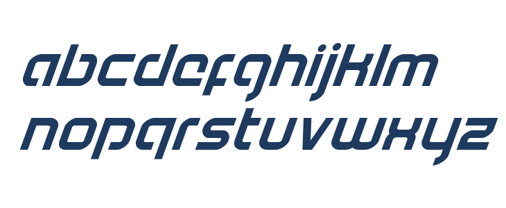 Youngerblood Bold Super-Italic Lowercase