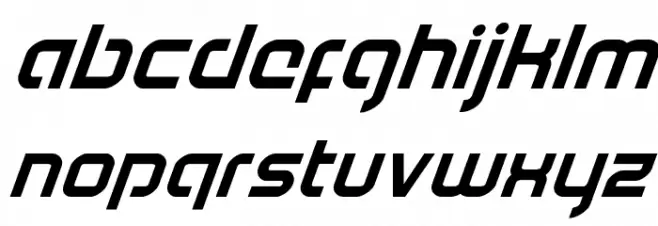 Youngerblood Bold Super-Italic Fuentes MINÚSCULAS