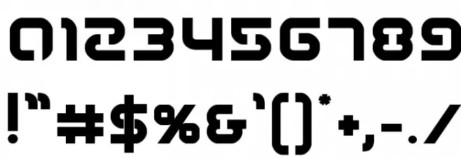 Youngerblood Bold Font OTHER CHARS