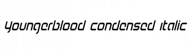 Youngerblood Condensed Italic  تنزيل الخطوط
