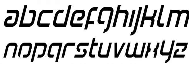 Youngerblood Condensed Italic 字体 大写
