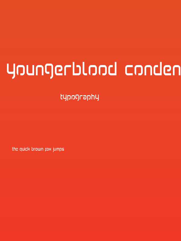 Youngerblood Condensed Poster