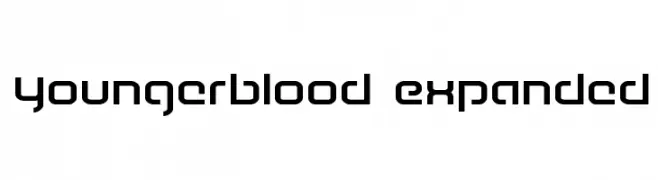 Youngerblood Expanded  Frei Schriftart Herunterladen