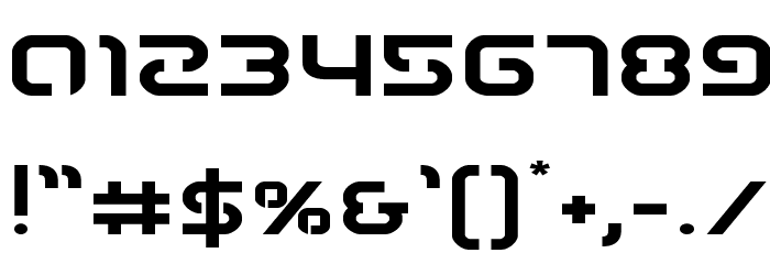 Youngerblood Expanded Font OTHER CHARS