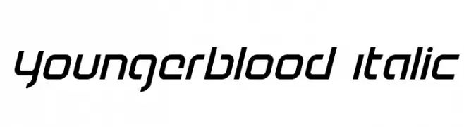 Youngerblood Italic  تنزيل الخطوط